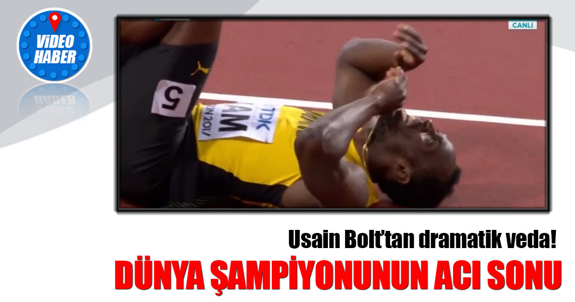 Usain Bolt son yarışını bitiremedi