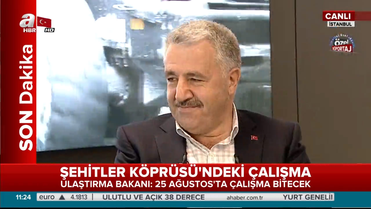 Son Dakika: Şehitler Köprüsü'ndeki çalışma 25 Ağustos'ta bitecek!