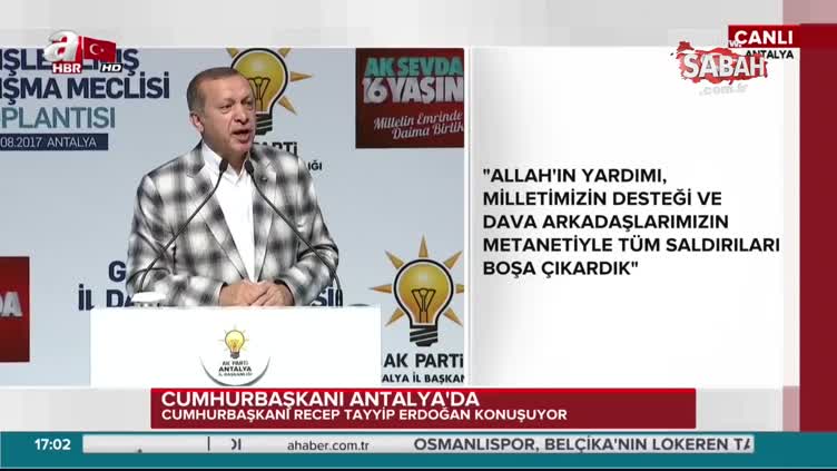 Cumhurbaşkanı Erdoğan 