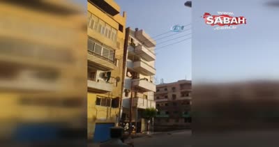 Mısır 5 katlı binanın yıkılma anı kamerada