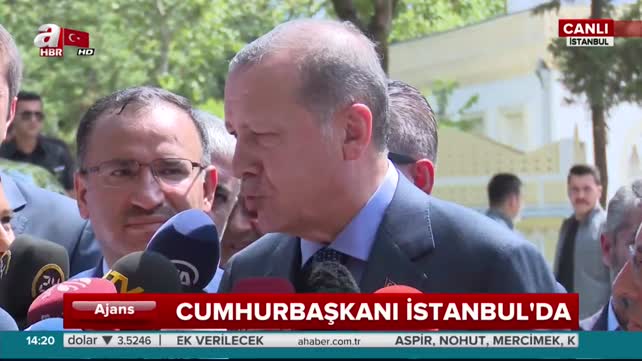 Cumhurbaşkanı Erdoğan'dan Cuma namazı çıkışı önemli açıklamalar