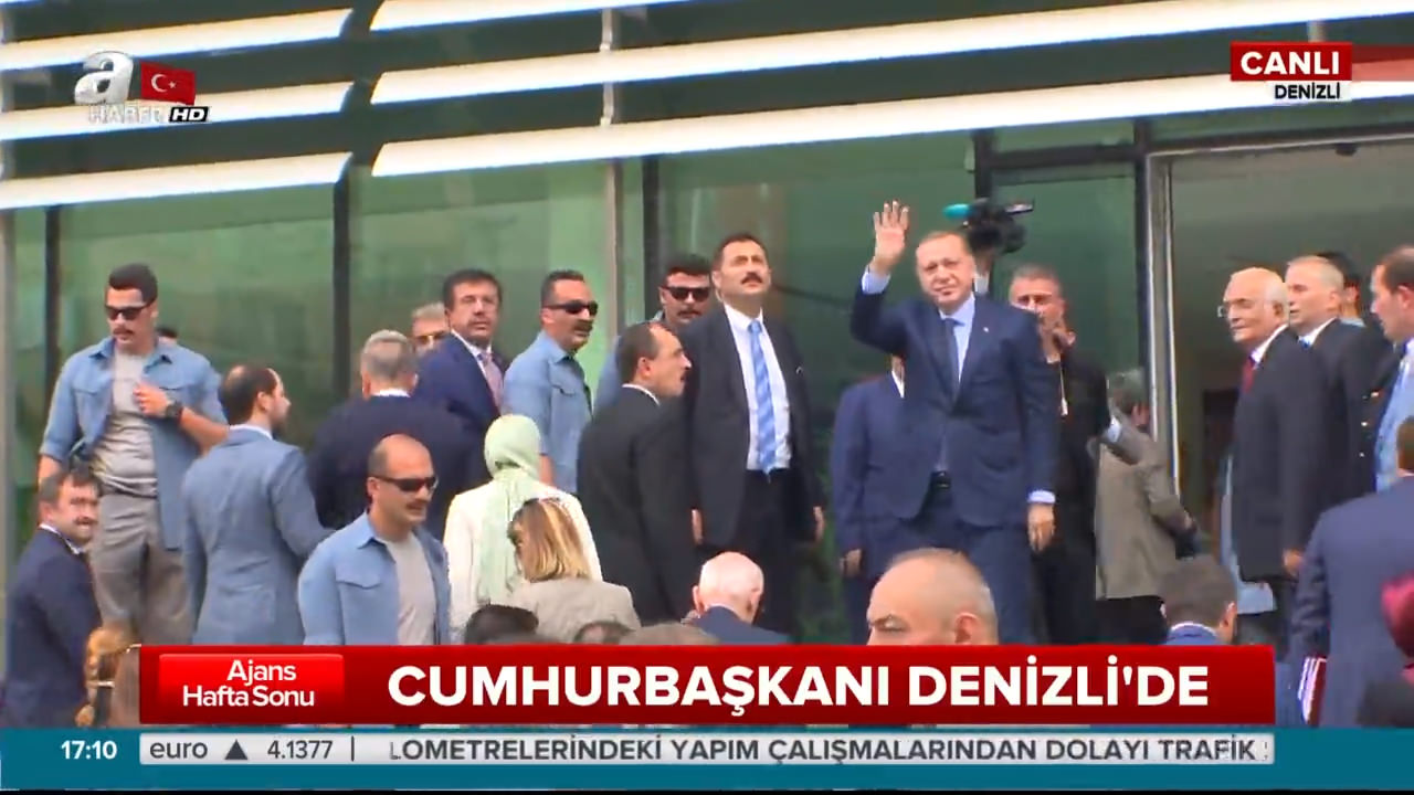 Cumhurbaşkanı Erdoğan Denizli'de