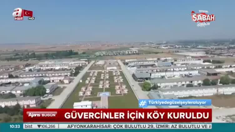 Güvercinler için köy kuruldu