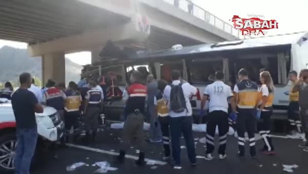 Son dakika haberi... Ankara'da otobüs kazası
