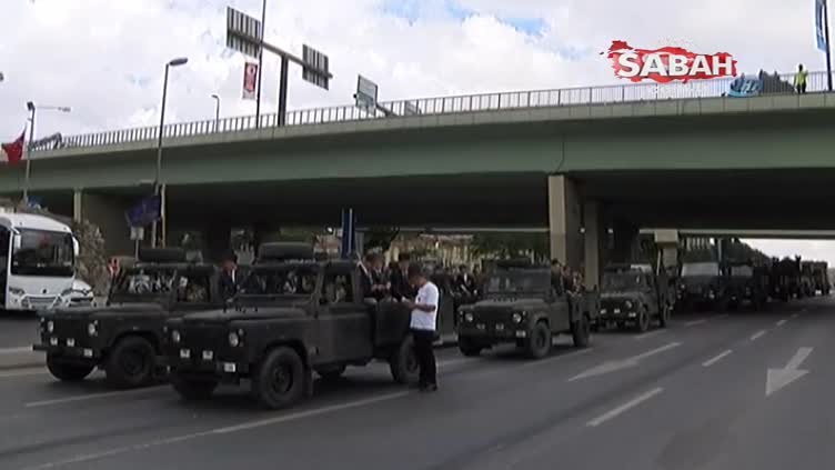 Vatan Caddesi'nde 30 Ağustos Zafer Bayramı kutlamalarının provası yapıldı