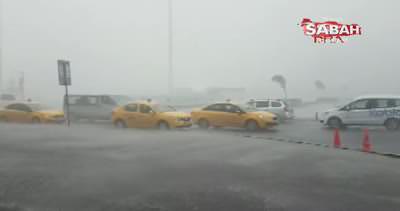 İstanbul’da kuvvetli yağış hayatı olumsuz etkiliyor