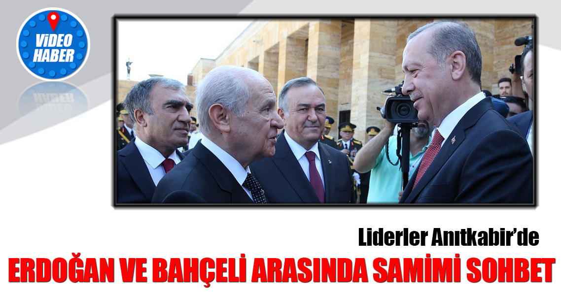 Cumhurbaşkanı Erdoğan ve Bahçeli arasında samimi sohbet