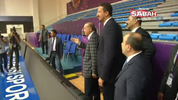 Cumhurbaşkanı Erdoğan, 12 Dev Adam'ı ziyaret etti