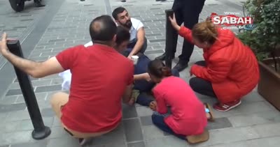 Taksim’de tinerci dehşeti!