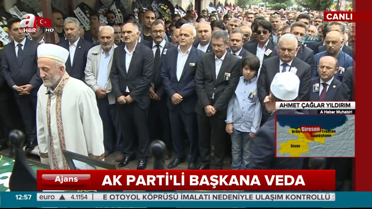 Başbakan Binali Yıldırım AK Partili vekilin cenaze törenine katıldı