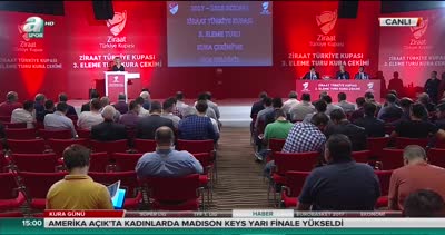 Ziraat Türkiye Kupası 3. tur kura çekimi sona erdi!