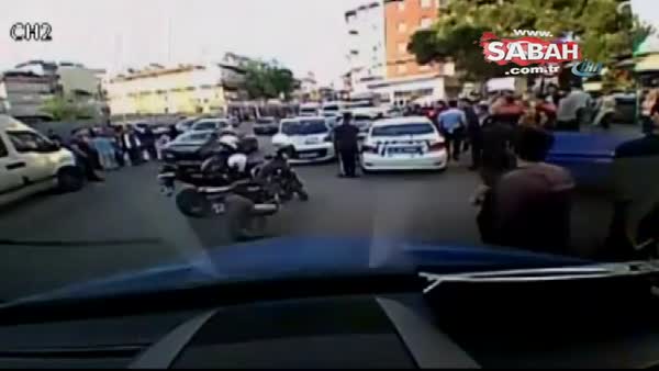 İstanbul'da polisin minibüsçüye attığı kafa kamerada