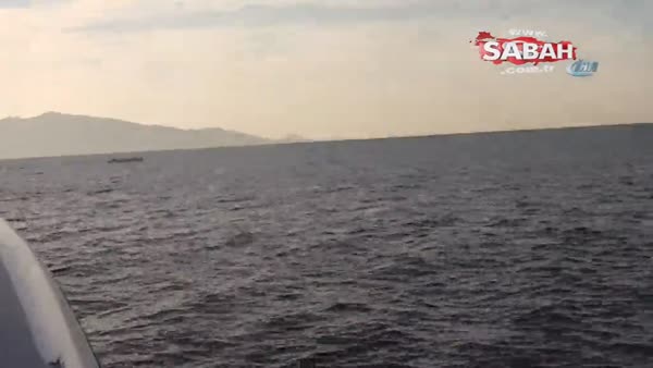 40 göçmen denizde nefes kesen operasyonla böyle yakalandı