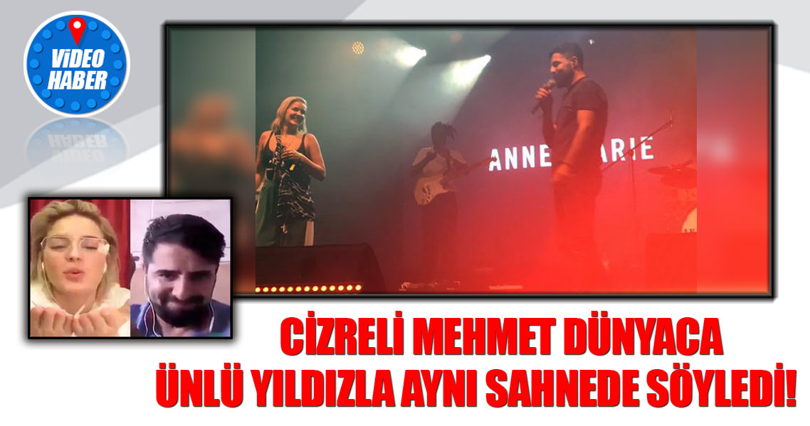 Anne Maria İstanbul konserinde Cizreli Mehmet ile beraber söyledi