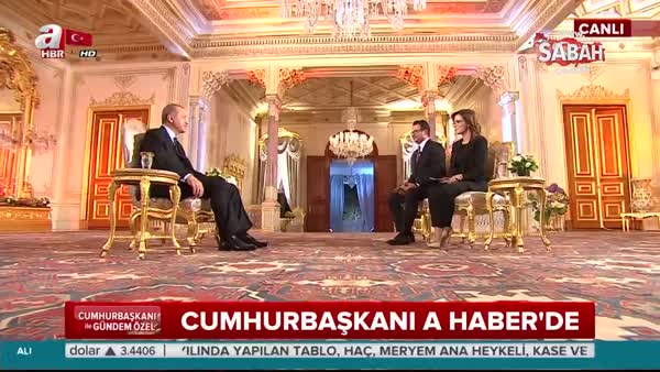 Cumhurbaşkanı Erdoğan canlı yayında o fotoğrafın hikayesini anlattı!