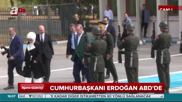 Cumhurbaşkanı Erdoğan'a ABD'de sevgi seli!