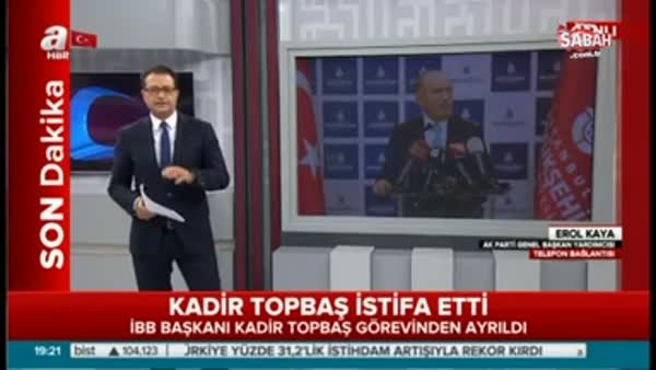 AK Parti'den Kadir Topbaş'ın istifası için ilk değerlendirme
