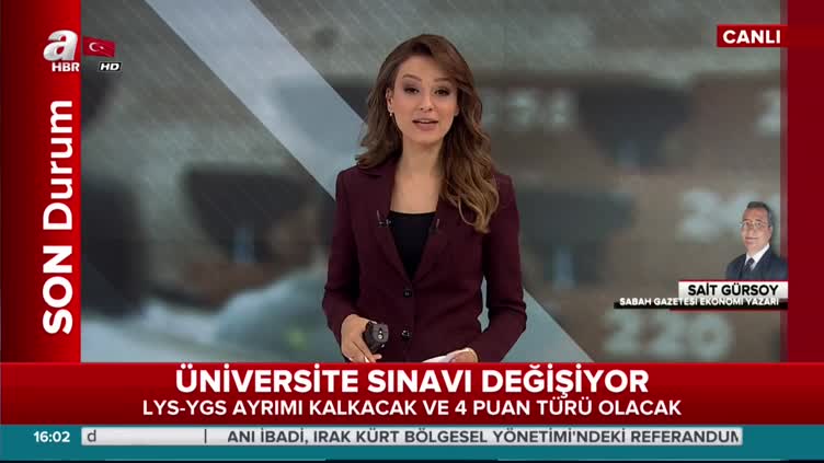 Üniversite sınavı değişiyor