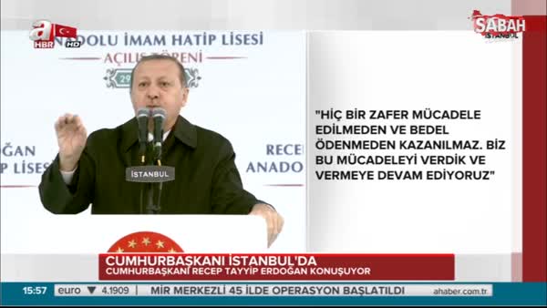 Cumhurbaşkanı Erdoğan öğrencilere bu şiirle seslendi