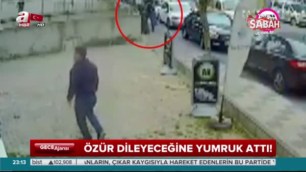 Ataşehir'de kadına yumruklu saldırı