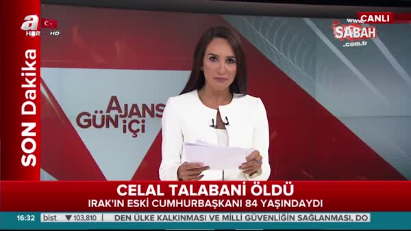 Celal Talabani vefat etti