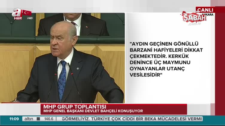 MHP Genel Başkanı Bahçeli 