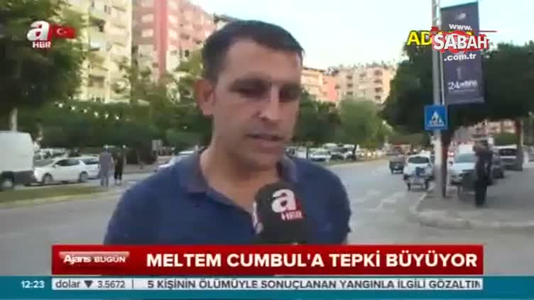 Meltem Cumbul'a halk tepkisi