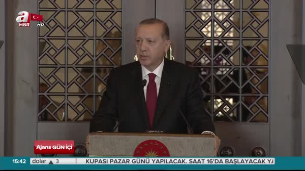 Cumhurbaşkanı Erdoğan kanaat önderlerine hitap etti