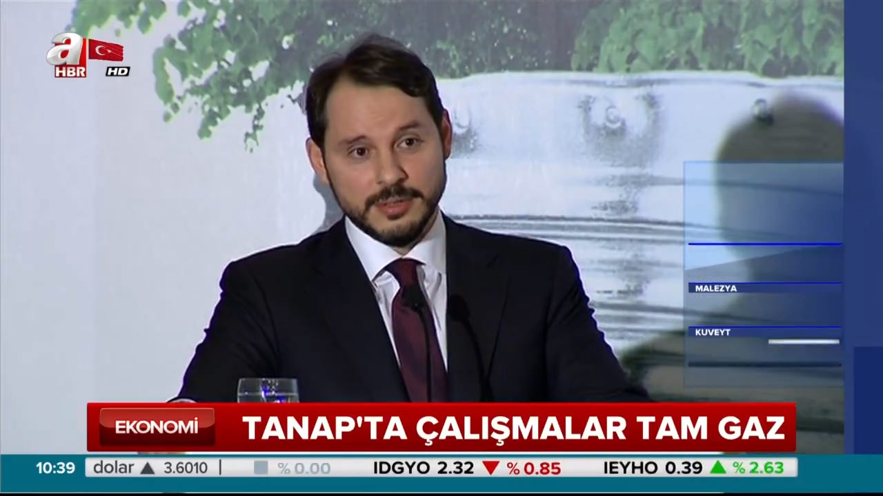 Bakan Albayrak: TANAP planlanandan erken tamamlanacak.