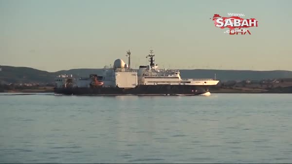 Rus casus gemisi 'Yantar' Çanakkale Boğazı'ndan geçti