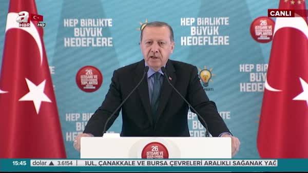 Cumhurbaşkanı Erdoğan AK Parti istişare kampında konuştu