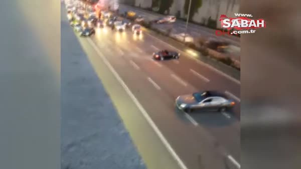 İstanbul trafiğinde skandal görüntüler!