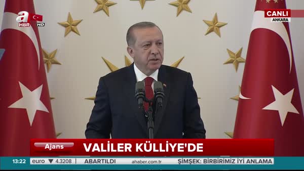 Cumhurbaşkanı Erdoğan Külliye'de önemli açıklamalarda bulundu