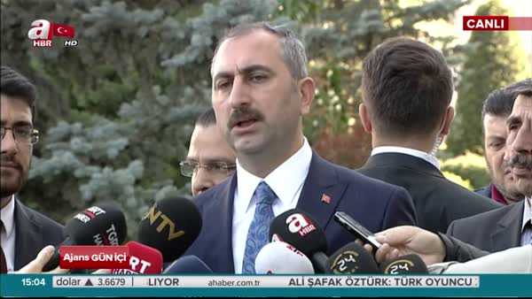 Adalet Bakanı'ndan Metin Topuz açıklaması