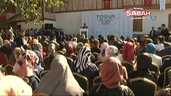 Bilal Erdoğan TÜGVA açılışında konuştu