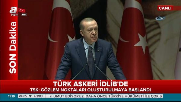 Cumhurbaşkanı Erdoğan AK Parti Genişletilmiş İl Başkanları Toplantısı'nda konuştu