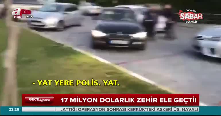 Film gibi narko operasyon!