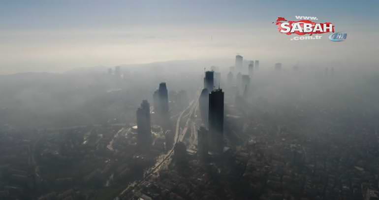 Sis altındaki İstanbul’un havadan çekilen görüntüleri mest etti