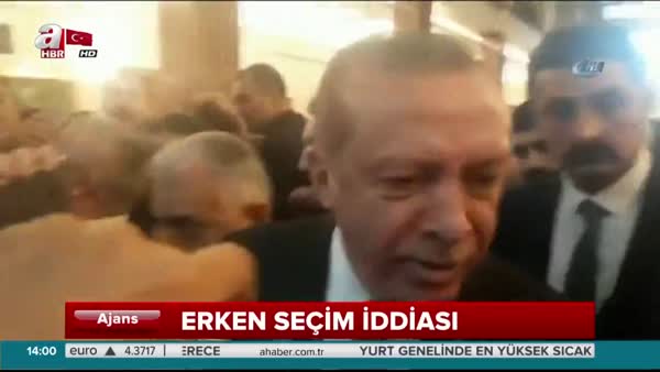 Cumhurbaşkanı Erdoğan'dan 'Erken seçim' iddialarına yanıt!