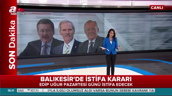 Son dakika: Balıkesir'de istifa kararı!