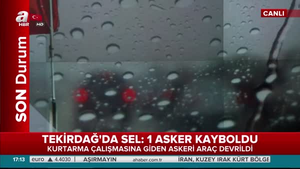 İstanbul'da yoğun yağış alarmı!