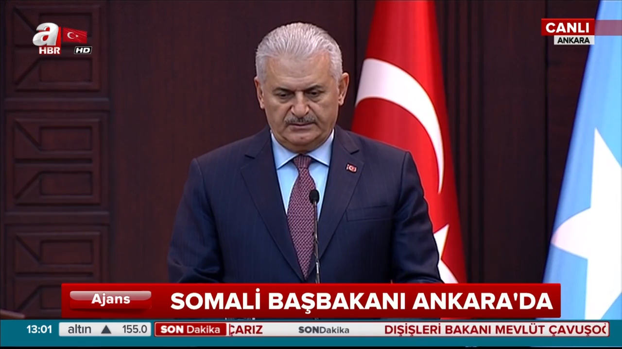 Başbakan Yıldırım'dan Somali Başbakanı ile ortak açıklaması