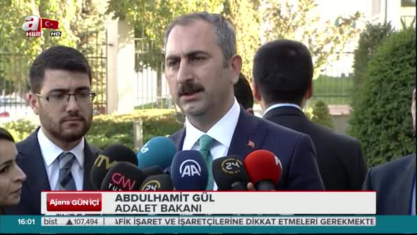 Adalet Bakanı Gül'den Büyükada davası açıklaması