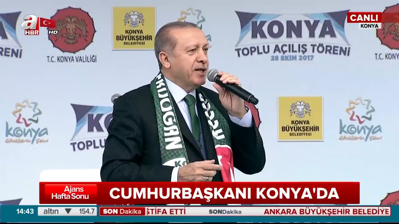 Cumhurbaşkanı Erdoğan'dan Konya'da önemli açıklamalar