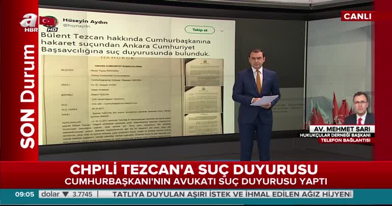 CHP'li Bülent Tezcan'a suç duyurusu