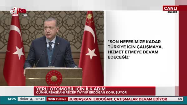 Cumhurbaşkanı Erdoğan Yerli otomobili üretecek şirketleri açıkladı!