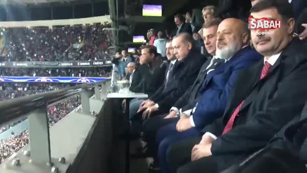 Cumhurbaşkanı Erdoğan'ın gol sevinci