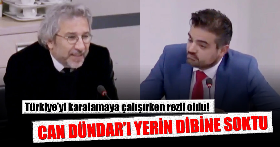 Türk Milletvekili Tunahan Kuzu Hollanda'da Can Dündar'ı rezil etti!