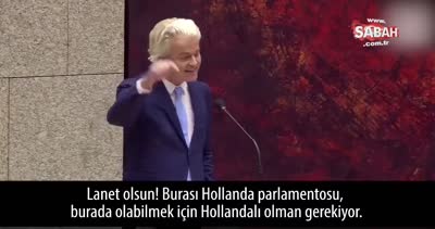Türk vekil Hollandalı ırkçı lideri parlamentoda yerin dibine soktu!