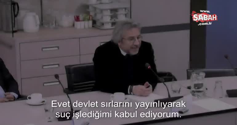 Can Dündar devlet sırlarını yayınladığını ettiğini kabul etti